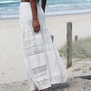 Spell Designs Sahara Lace Maxi Skirt